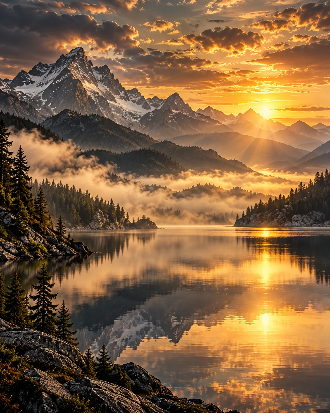 Alpine Reverie — landscape wall art