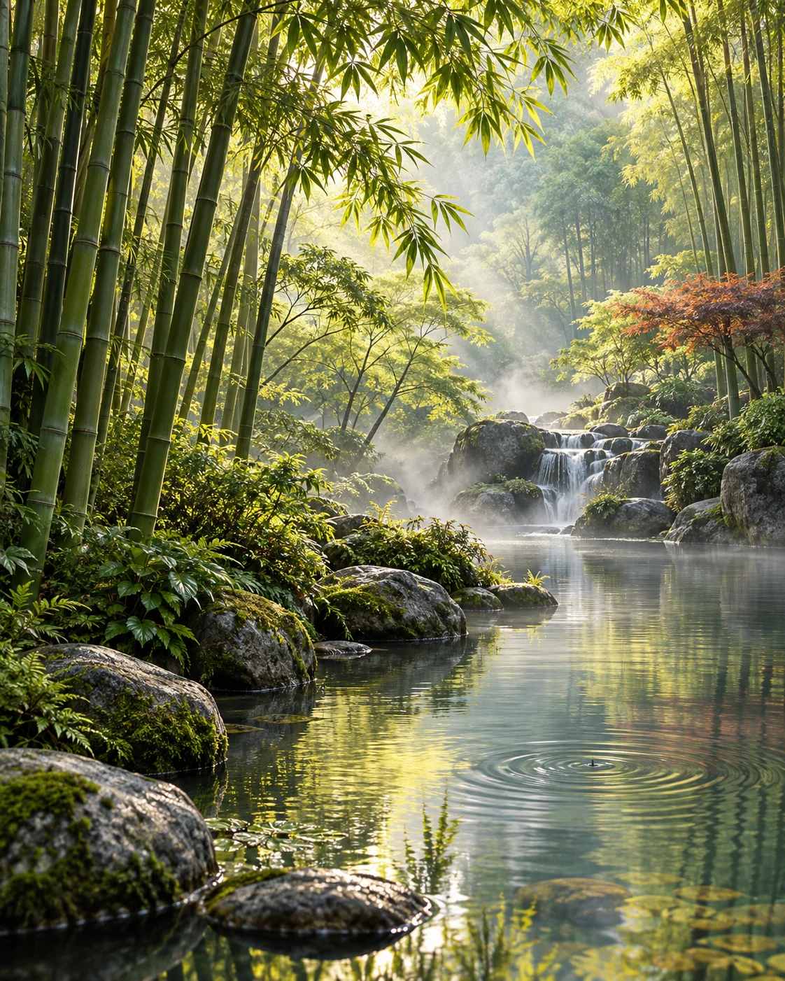 Bamboo Serenity — nature wall art