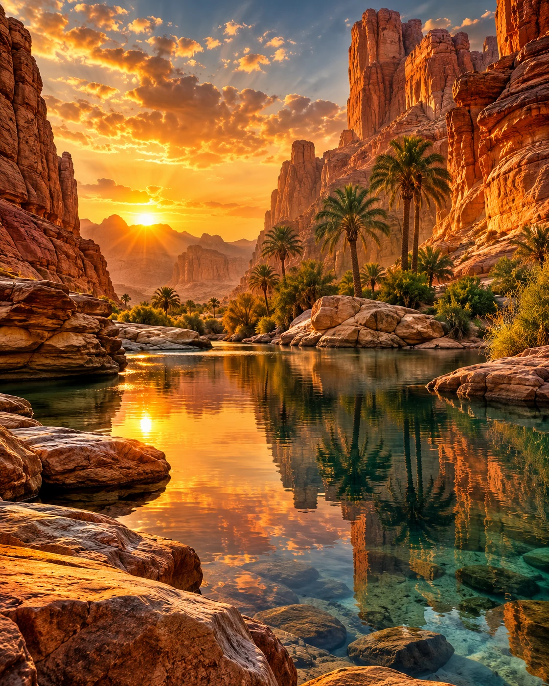 Desert Oasis — nature wall art