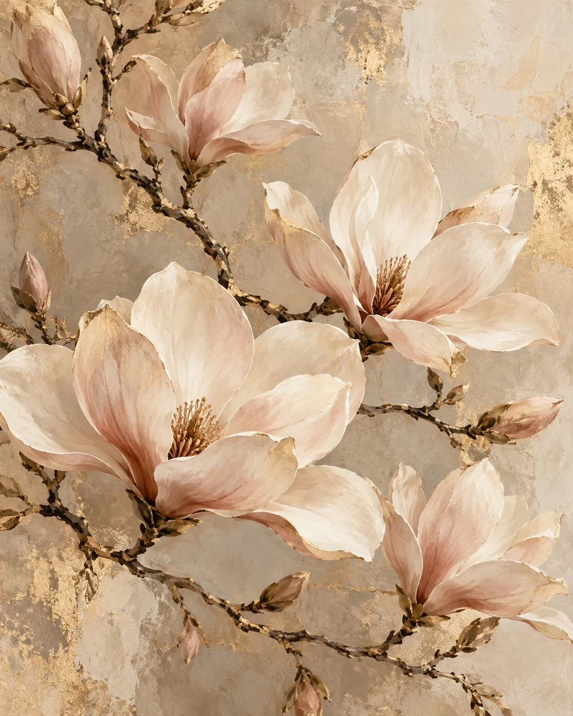 Magnolia Gold — botanical and floral wall art
