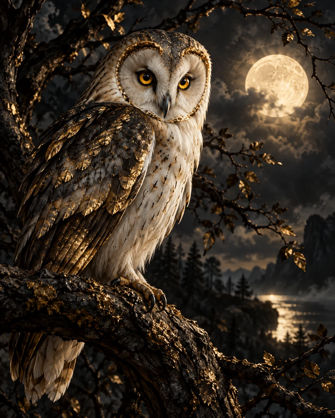 Moonwatch Owl — animal wall art