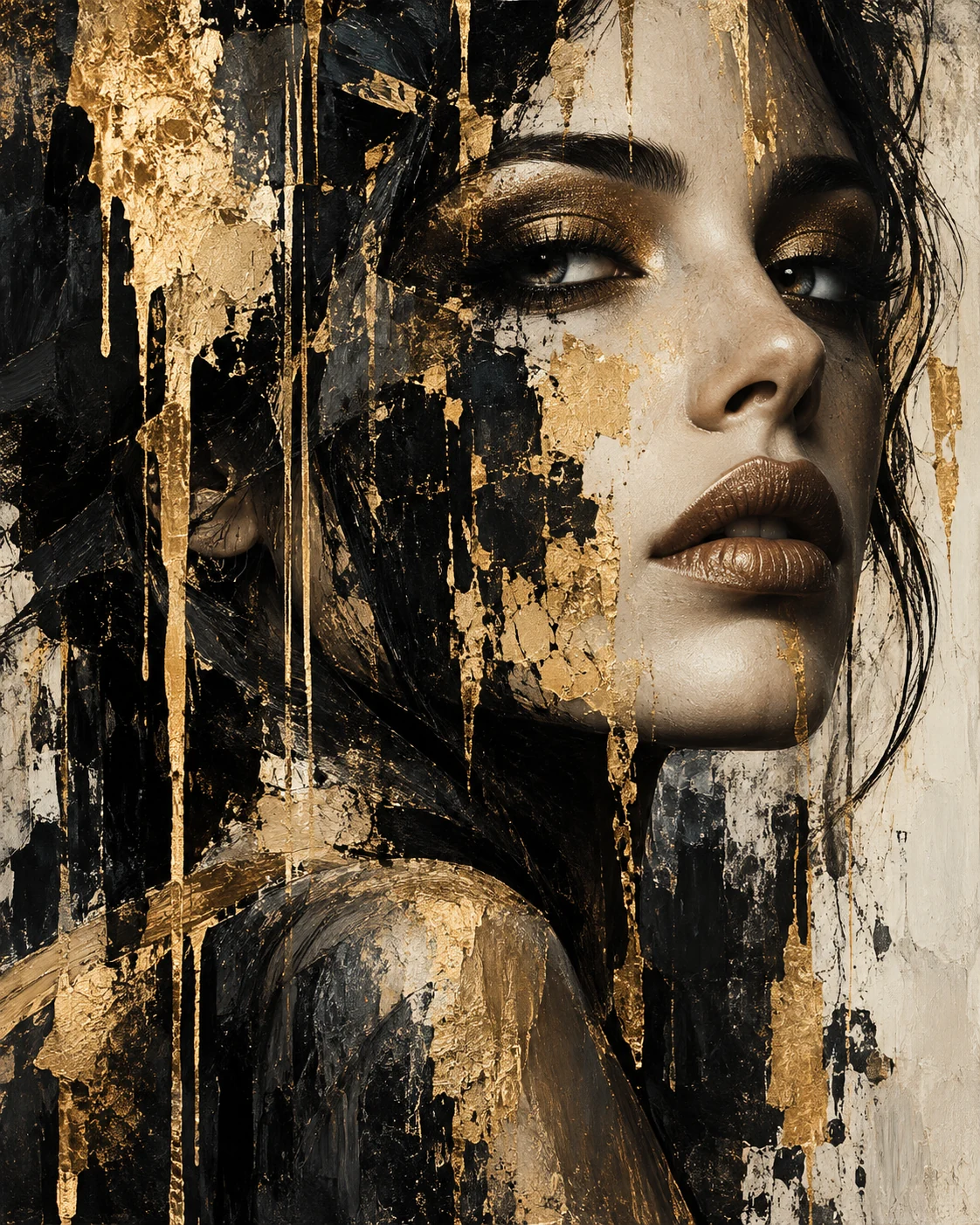 Noir Muse — portrait and figurative wall art
