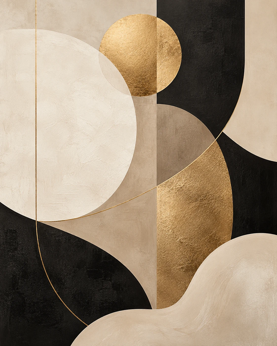 Quiet Geometry — modern abstract wall art