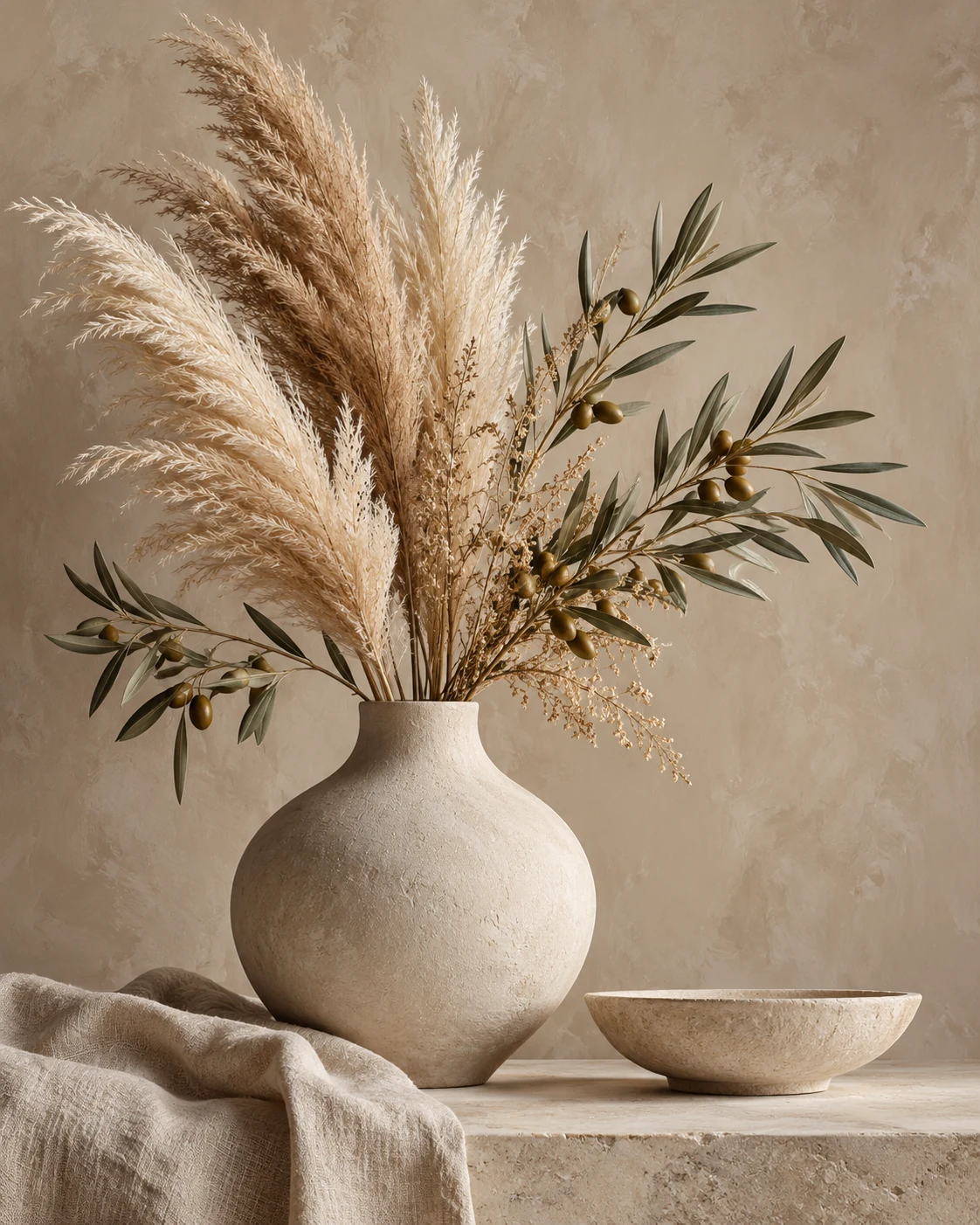 Quiet Pampas — still life wall art