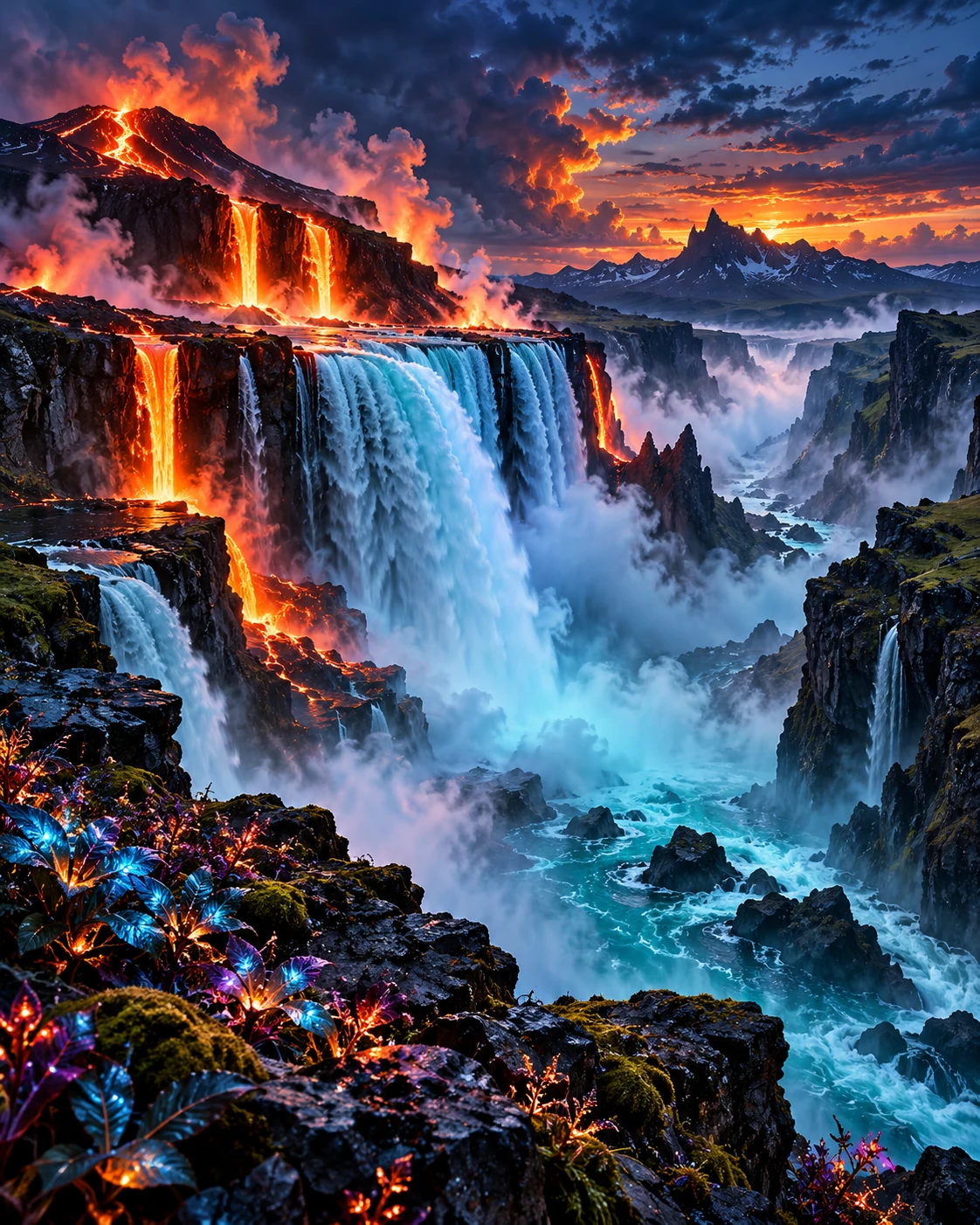 Volcanic Veil — landscape wall art