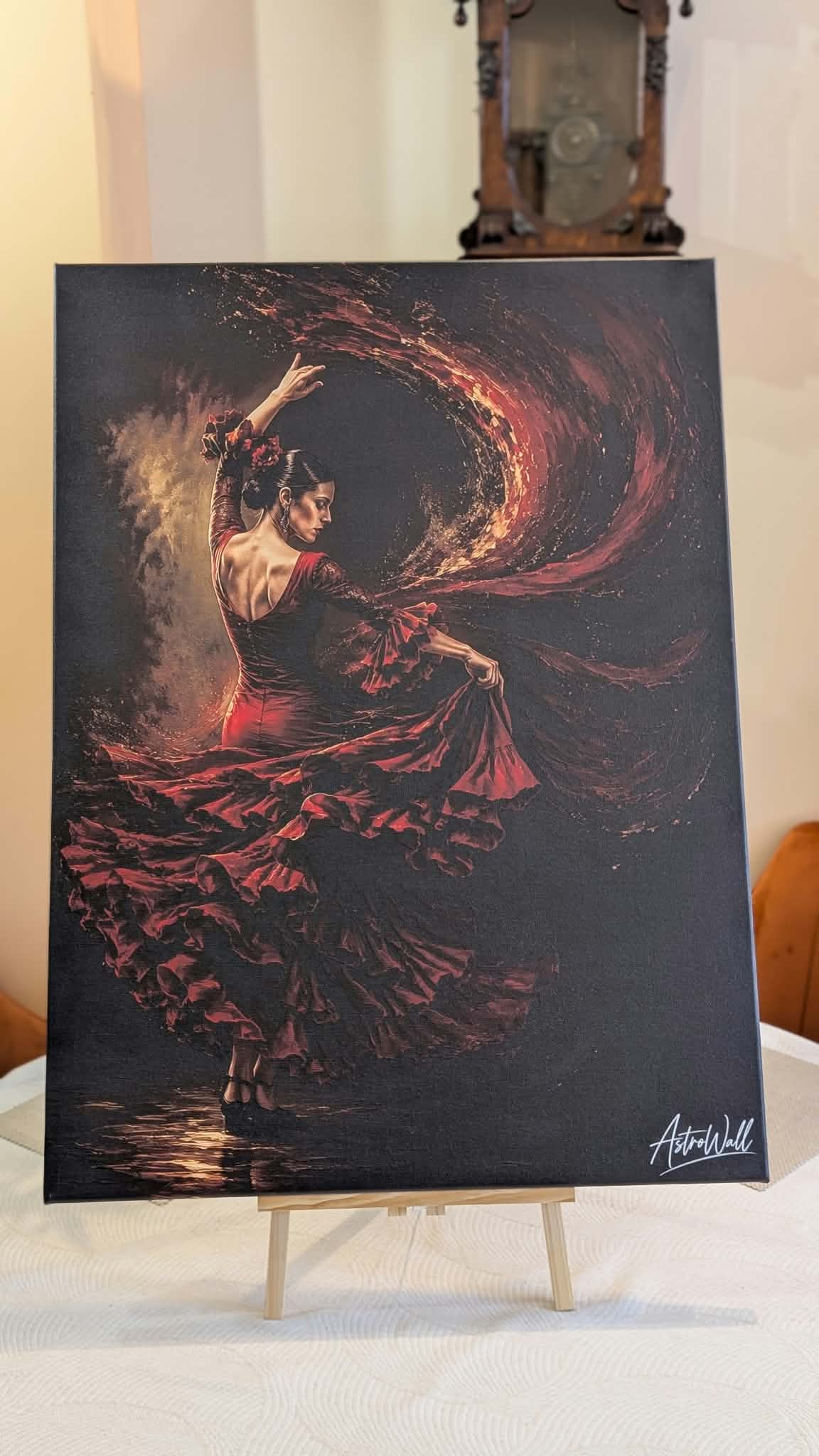Ember Dance — portrait and figurative wall art