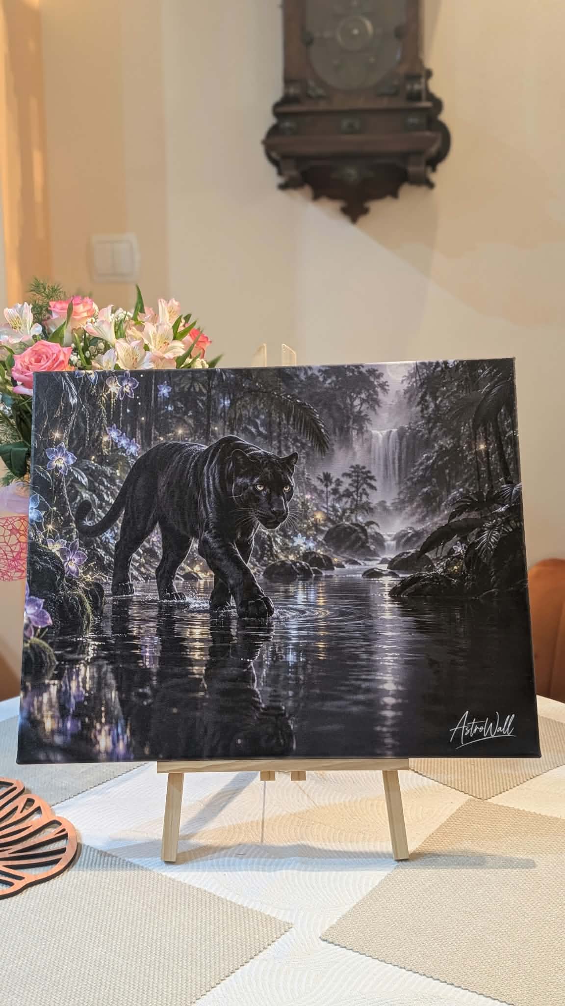 Noir Panther — animal wall art