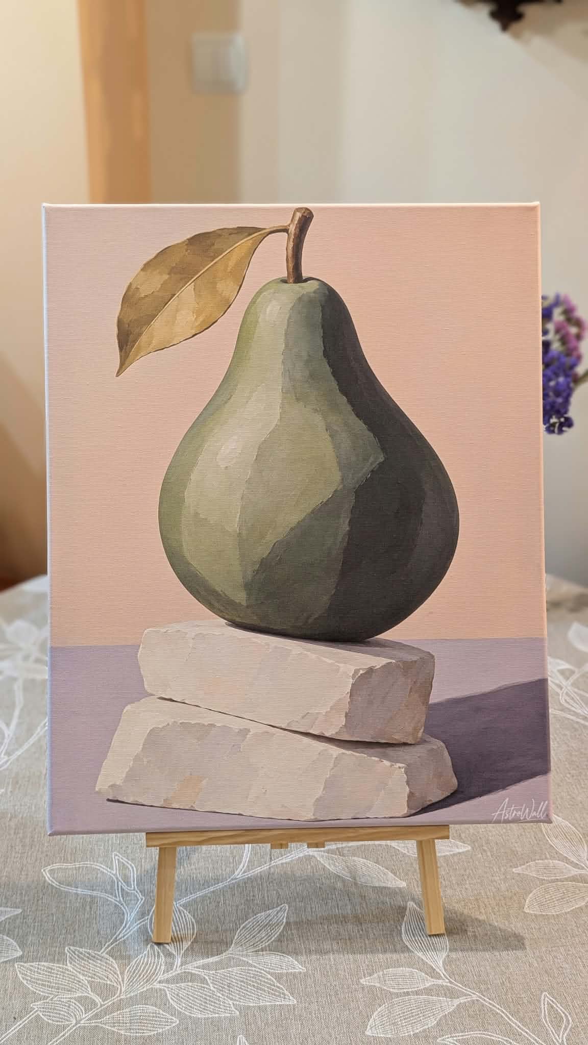 Still Pear — still life wall art