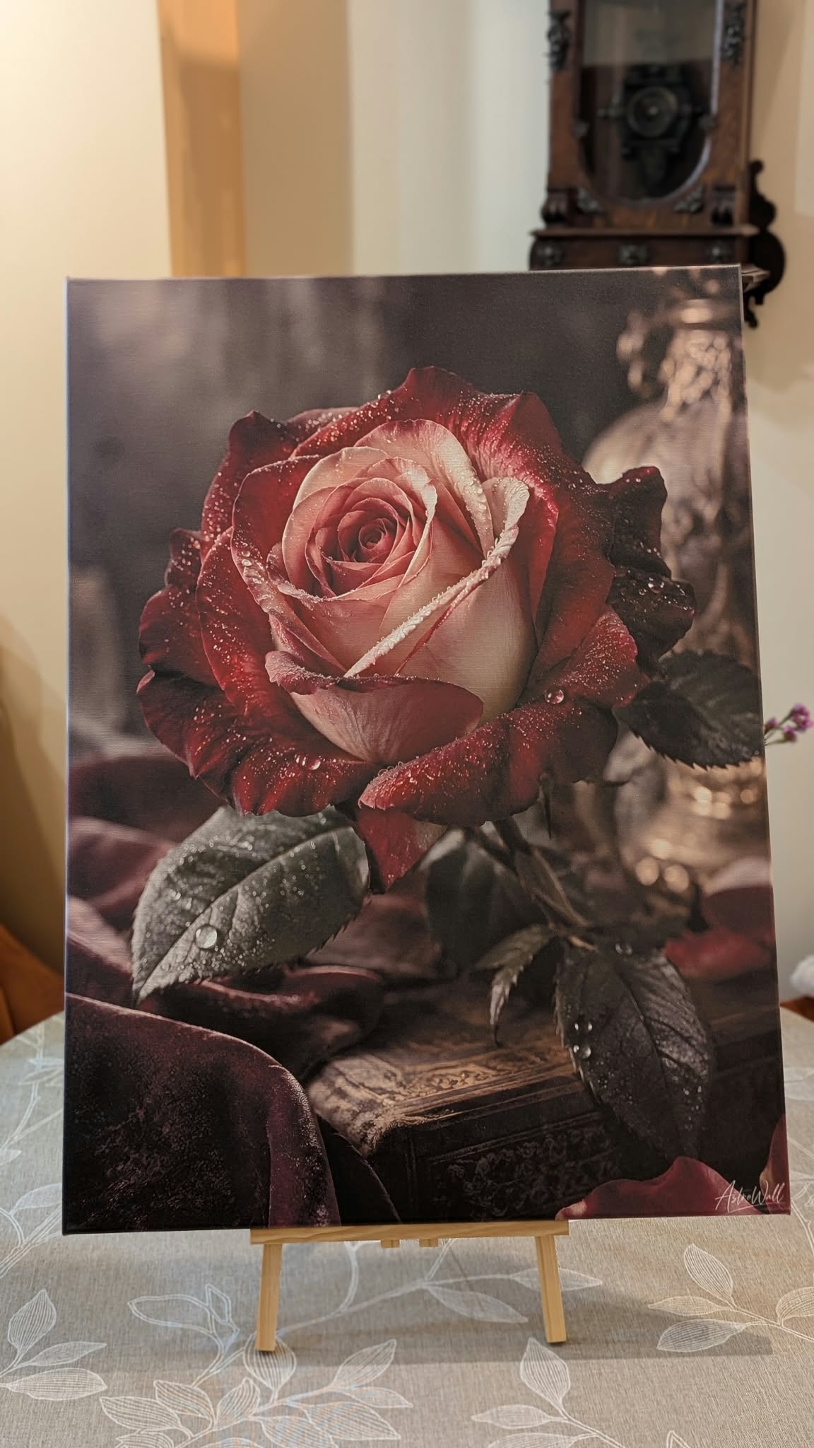 Velvet Rose — botanical and floral wall art