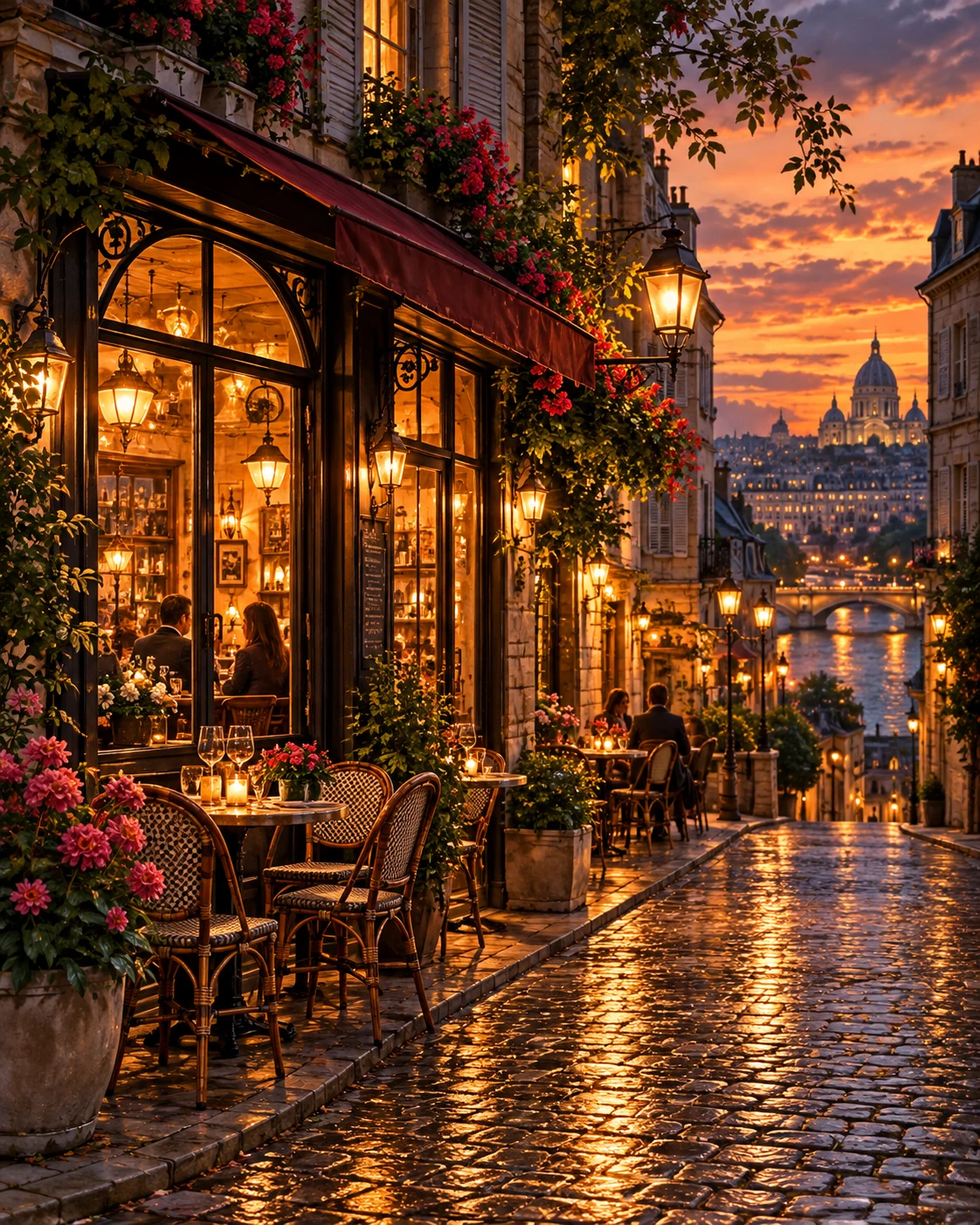 Café Evening — everyday life wall art