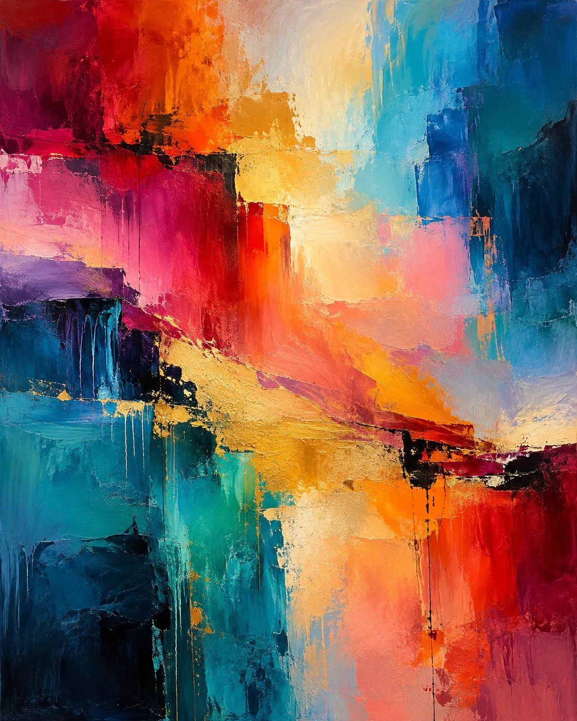 Chromatic Field — modern abstract wall art
