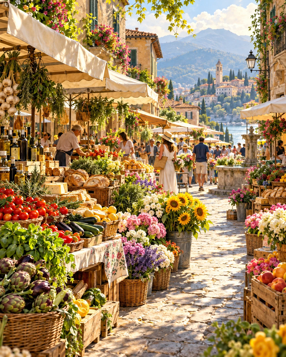 Market Morning — everyday life wall art